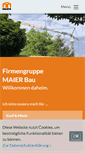 Mobile Screenshot of maier-bau-gmbh.de